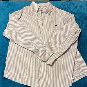 Brooks Brothers Blue and White Striped Shirt